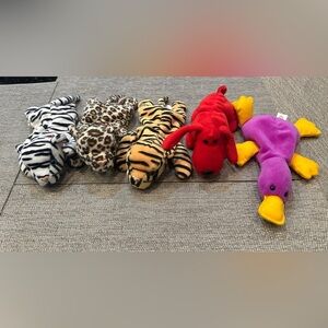 Ty Beanie Babies - Lot of 5, no hang tags